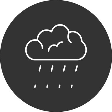 bulut web simgesi vektör illüstrasyonu