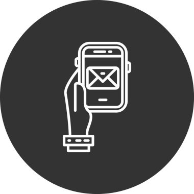 Modern simgenin vektör illüstrasyonu