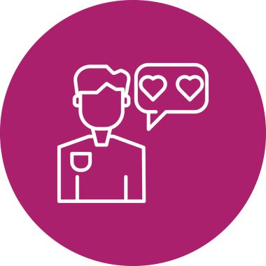 İnsan simgesinin vektör illüstrasyonu