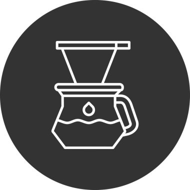 Kahve fincanı ikonu. Beyaz üzerinde izole edilmiş web tasarımı için kahve fincanı vektör simgesinin basit çizimi