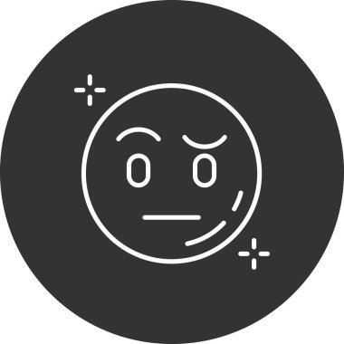 Özet biçiminde emoji yüz simgesi