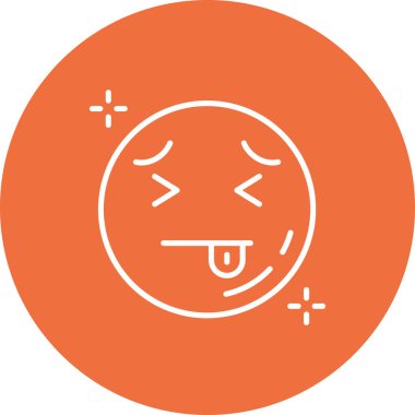 yüz simgesi, basit vektör illüstrasyonu