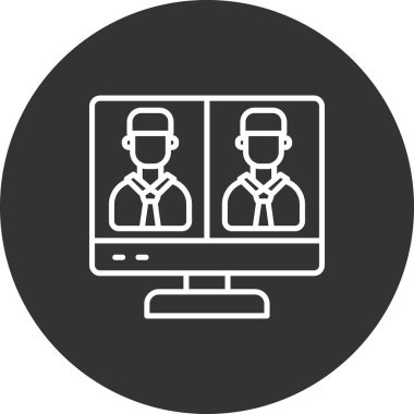 seo modern simgesinin vektör illüstrasyonu