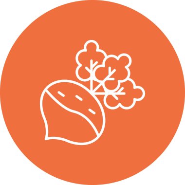 Gıda simgesinin vektör illüstrasyonu