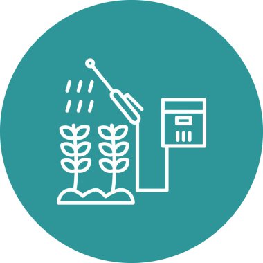 Çiftlik ve tarım simgesinin vektör illüstrasyonu