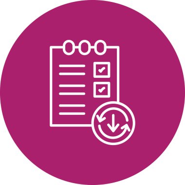 Dosya simgesinin vektör illüstrasyonu