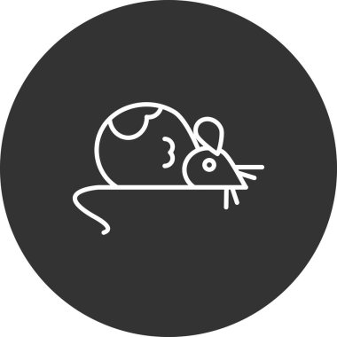 Fare. Web simgesi basit illüstrasyon