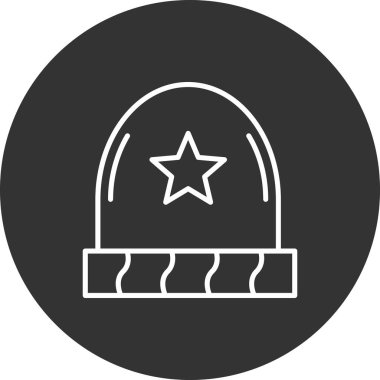 Bir mezar taşı simgesinin vektör illüstrasyonu