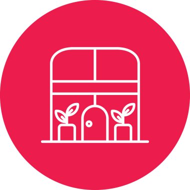 Benzersiz bus vektör simgesi