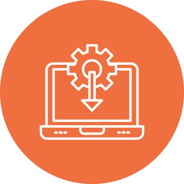 Ayarlama. Web simgesi basit illüstrasyon