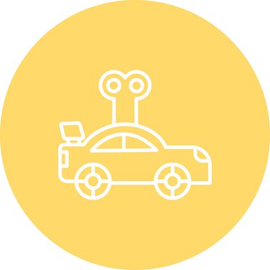 araba simgesi vektör illüstrasyonu