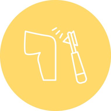 Kürek vektör simgesi modern simgesi