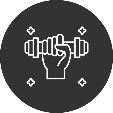 dambıl simgesi vektör illüstrasyonu