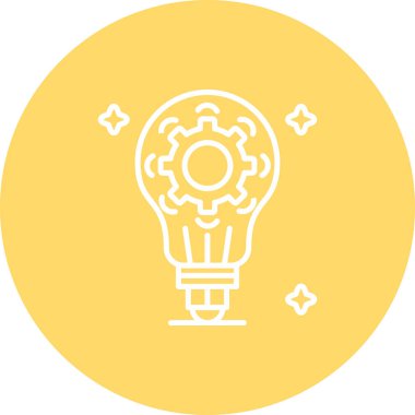 Ampul Simgesi, Vektör illüstrasyonu