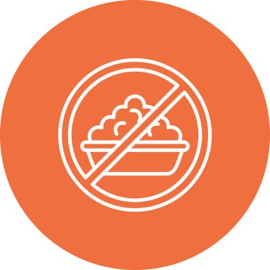 Yemek yok. Web simgesi