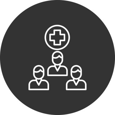 İnsan simgesinin vektör illüstrasyonu