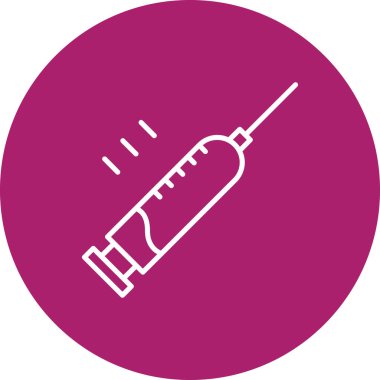 Şırınga ikonu vektör çizimi