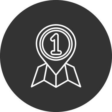 ödül simgesi modada izole edilmiş arkaplan