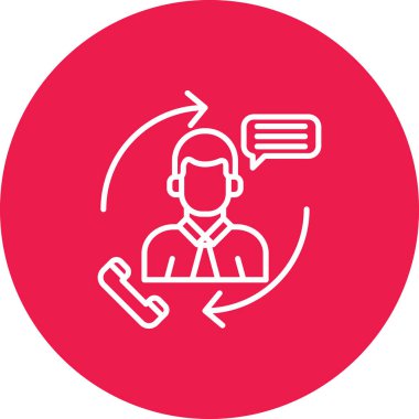 İş simgesinin vektör illüstrasyonu