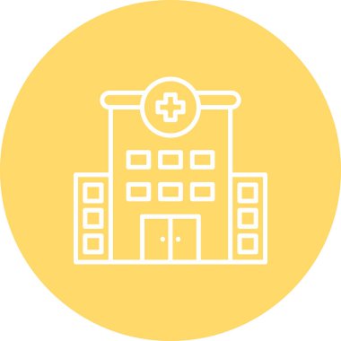 Hastane Simgesi Vektör İllüstrasyonu