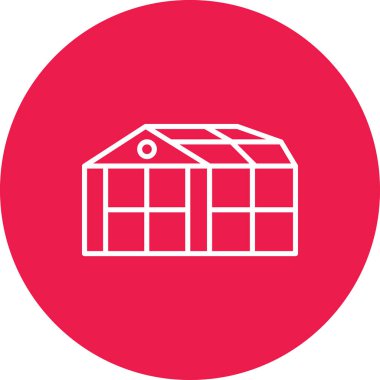 Modern çiftlik simgesinin vektör illüstrasyonu