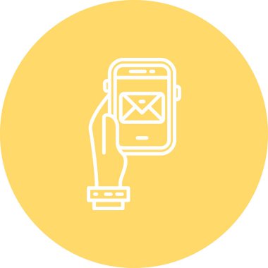 Vektör Mobil simge illüstrasyonu