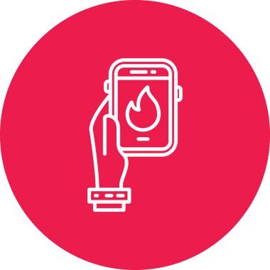 Telefon simgesinin vektör illüstrasyonu