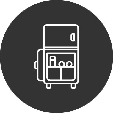 Modern simgenin vektör illüstrasyonu