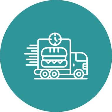 Gıda simgesinin vektör illüstrasyonu