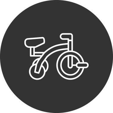 Motorsiklet. Web simgesi basit illüstrasyon