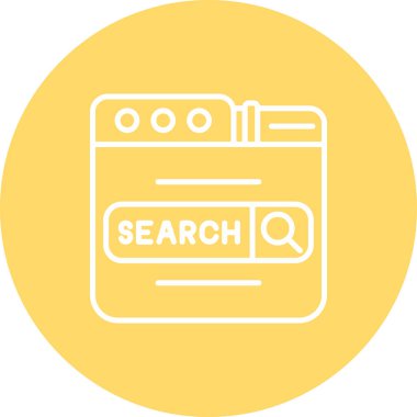 Web simgesi vektör illüstrasyonu