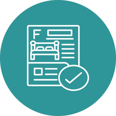 Belge simgesinin vektör illüstrasyonu