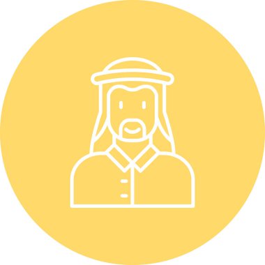 Modern simgenin vektör illüstrasyonu