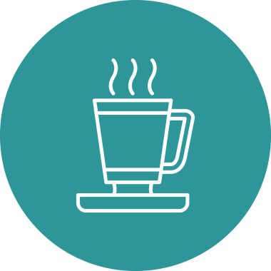 Kahve fincanı. Basit tasarım