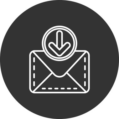 Posta simgesinin vektör illüstrasyonu