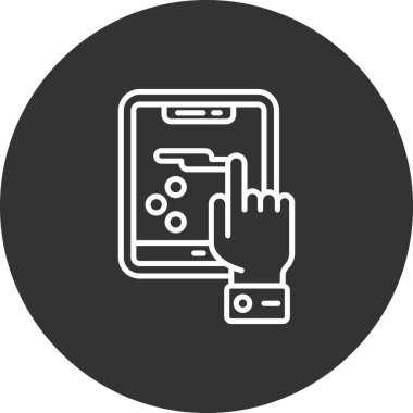 cep telefonu ikonu vektör illüstrasyonu