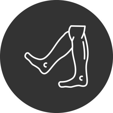 Tek izole edilmiş simge ögesinin vektör illüstrasyonu