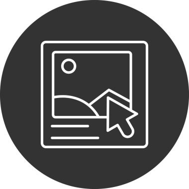 Bir belgenin bir simgesinin vektör çizimi