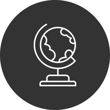 Küresel simge vektör illüstrasyonu