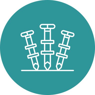 Bir b eksikliği simgesinin vektör çizimi