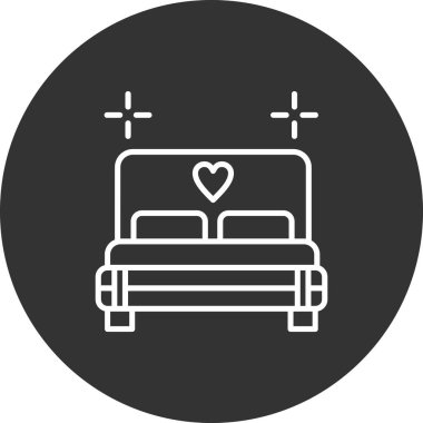 Mobilya simgesinin vektör illüstrasyonu