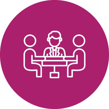 İş ve finans simgesinin vektör illüstrasyonu