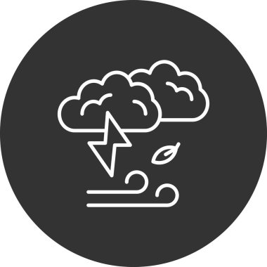 Fırtına Bulutu simgesi modayı izole ederek