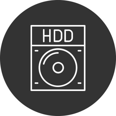 Bir simgenin vektör illüstrasyonu