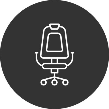 ofis koltuğu vektör çizim