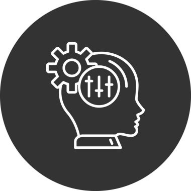 Bir fikrim var. Web simgesi basit illüstrasyon