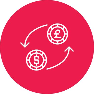 vektör değişim simgesi illüstrasyonu