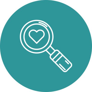 Büyütme cam simgesi vektör illüstrasyonu