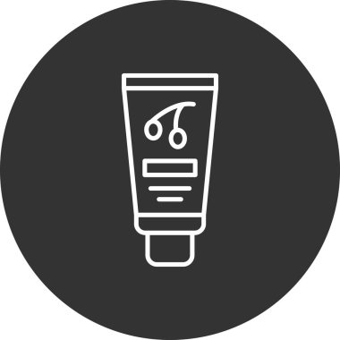 saç kremi ikonu vektör illüstrasyonu