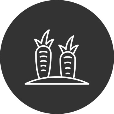 Modern çiftlik simgesinin vektör illüstrasyonu